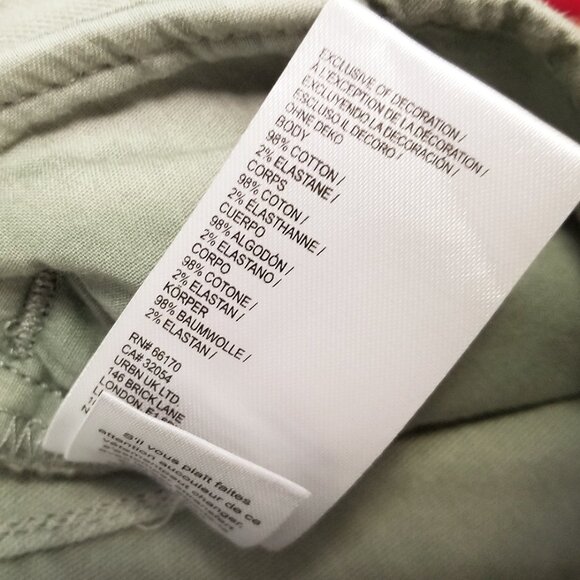 NEW Anthropologie Pilcro The Vintage Bow Barrel Full Length Pants 29 Grey $148 - Picture 15 of 16